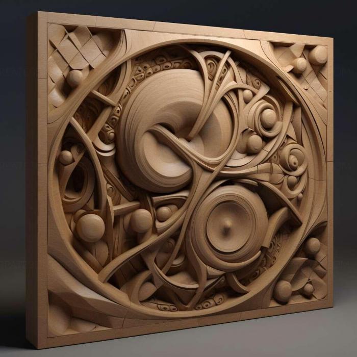 نموذج ثلاثي الأبعاد لآلة CNC 3D Art 